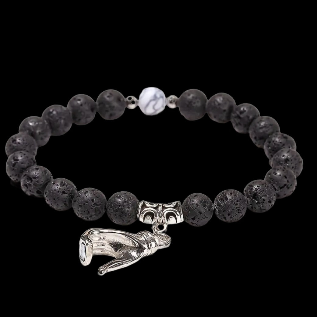 Magnatic heart couple bracelets