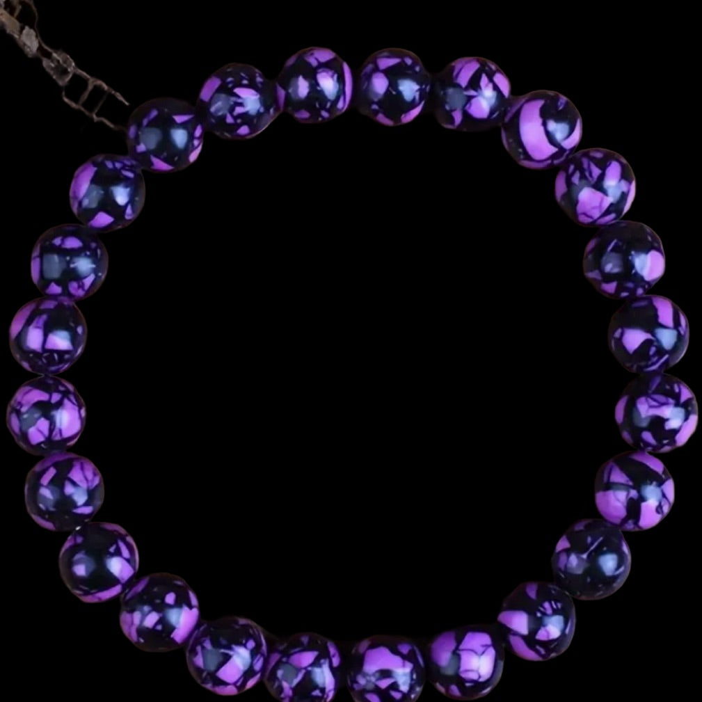 purple stretch bracelet