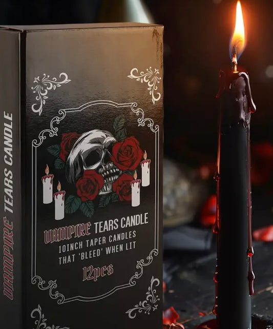 Bleeding taper candles