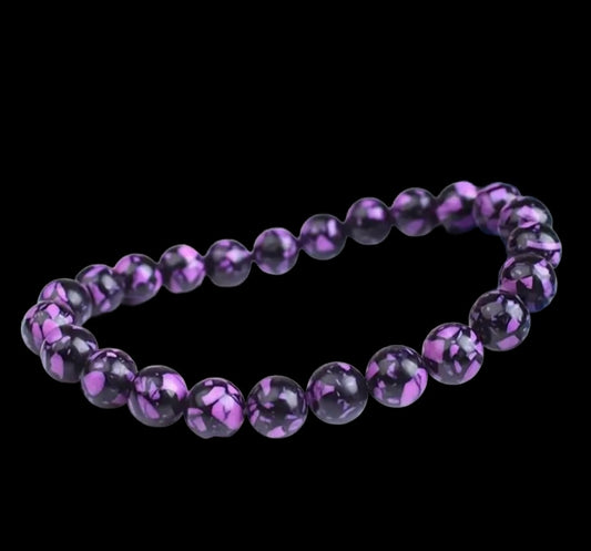 purple stretch bracelet
