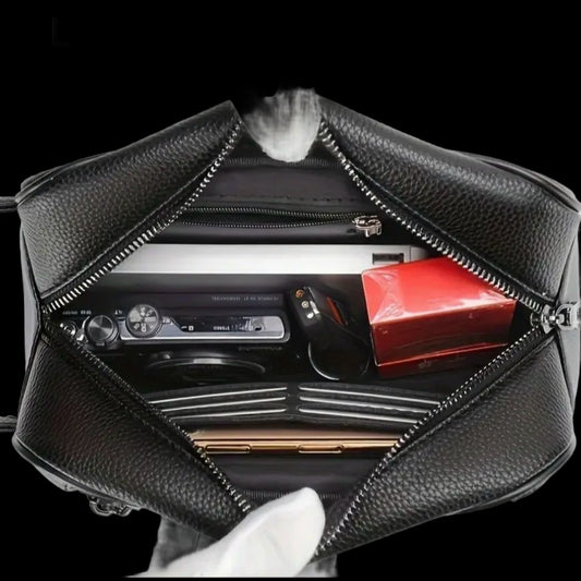 Black clutch bag for men