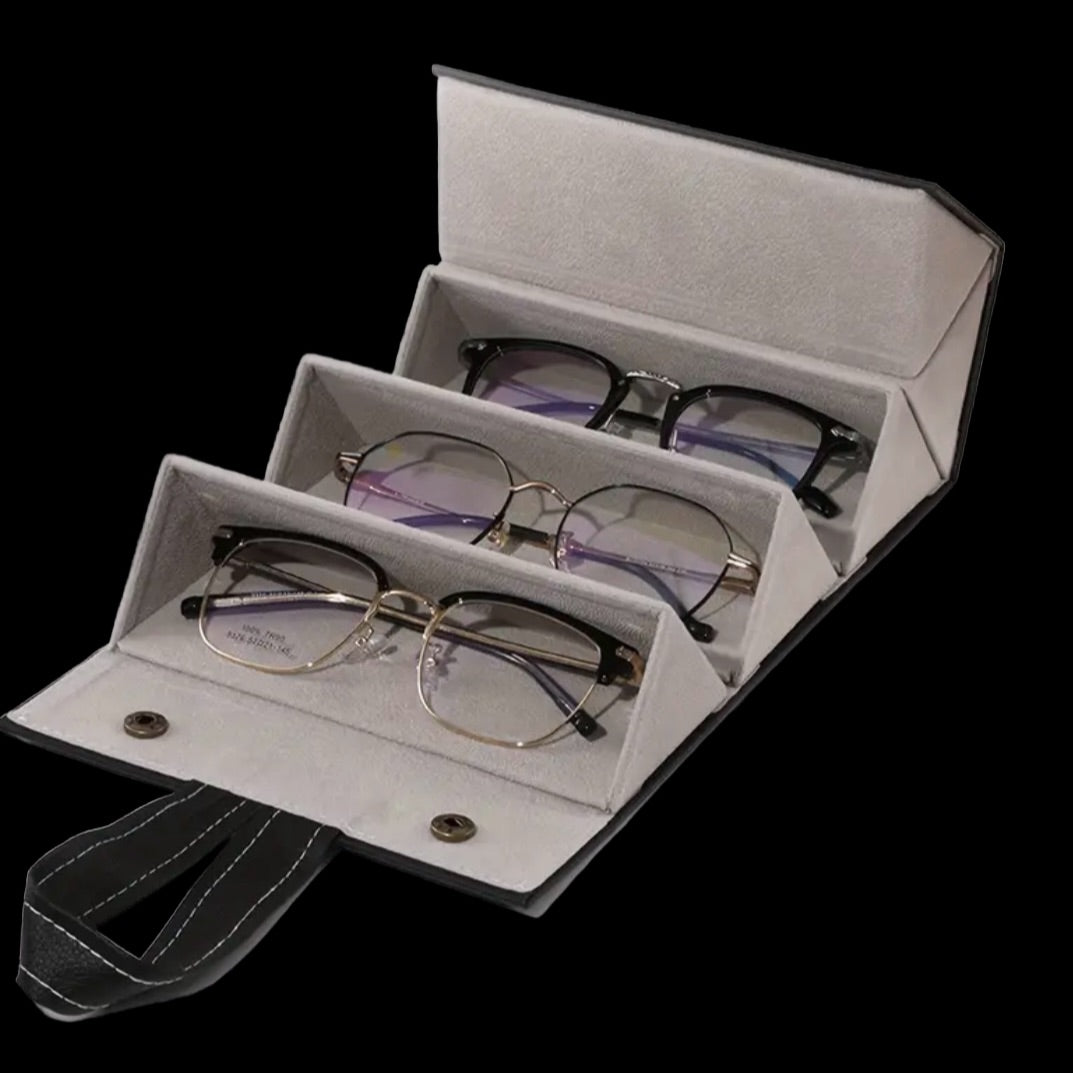 3 slot sunglasses storage