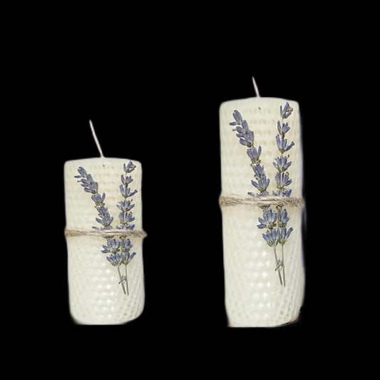 Candle lavender scent