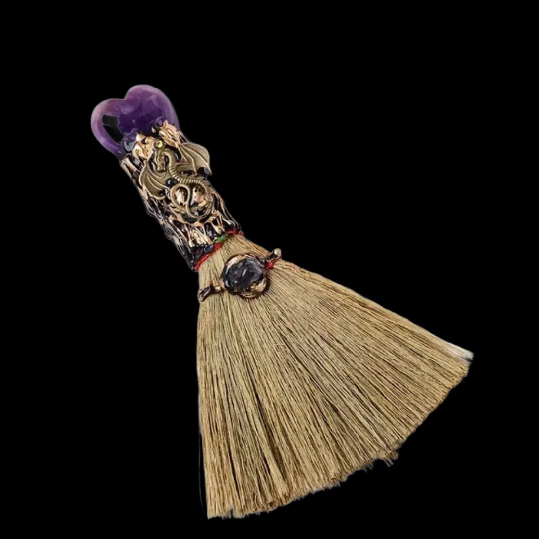 Witch broom reiki gemstone for cleansing
