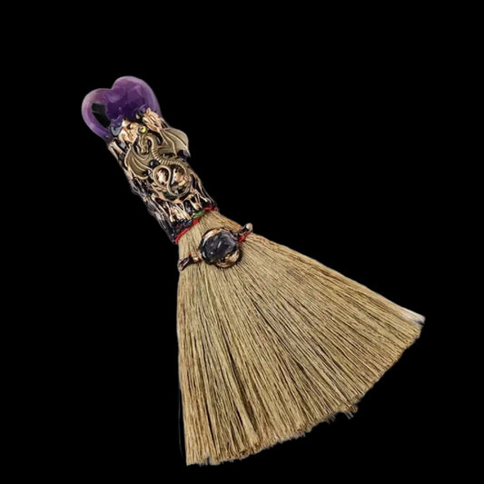 Witch broom reiki gemstone for cleansing