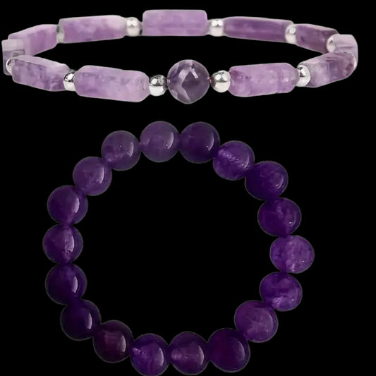 Amethyst bracelets