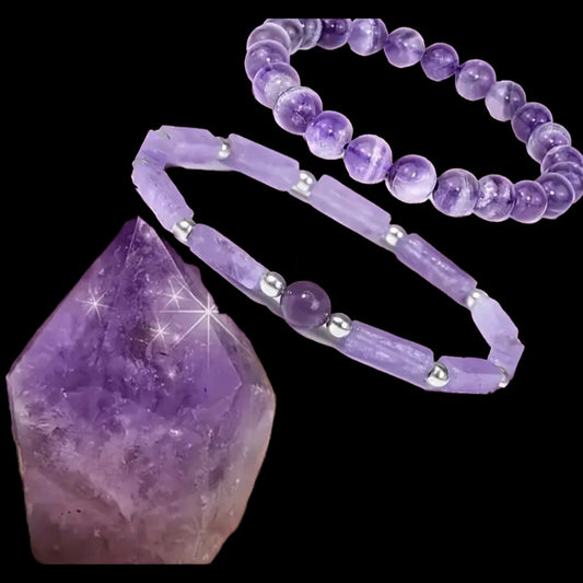 Amethyst bracelets