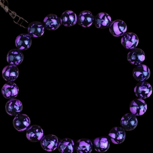 purple stretch bracelet