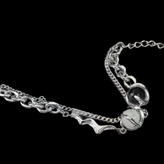natural cat`s eye bracelet
